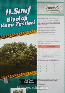 11. Sınıf Biyoloji Konu Testleri (28 Test)