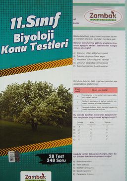 11. Sınıf Biyoloji Konu Testleri (28 Test)