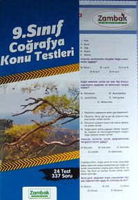 9. Sınıf Coğrafya Konu Testleri (24 Test 337 Soru)