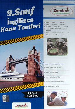 9. Sınıf İngilizce Konu Testleri (29 test 1102 soru)
