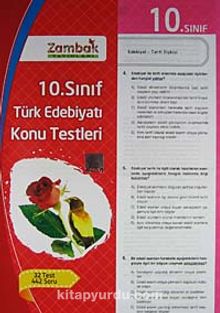 10. Sınıf Türk Edebiyatı Konu Testleri (32 Test)