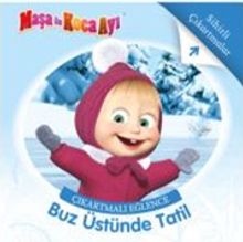Maşa İle Koca Ayı - Buz Üstünde Tatil Çıkartmalı Eğlence 