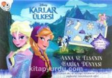 Disney Karlar Ülkesi Anna ve Elsa'nın Harika Dünyası Yapboz Kitabı - Bilinmeyen Yazar