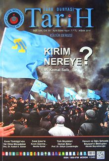 Türk Dünyası Araştırmaları Vakfı Dergisi Nisan 2014 / Sayı:328
