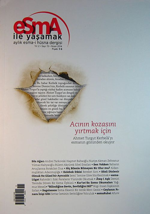 Esma İle Yaşamak Aylık Esma-i  Hüsna Dergisi Sayı:15 Nisan 2014