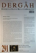 Dergah Edebiyat Sanat Kültür Dergisi Sayı:291 Mayıs 2014