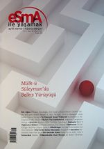 Esma İle Yaşamak Aylık Esma-i  Hüsna Dergisi Sayı:16 Mayıs 2014