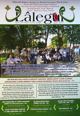 Lalegül Aylık İlim Kültür ve Fikir Dergisi Sayı:16 Haziran 2014