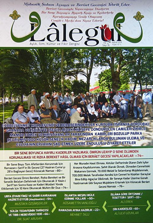 Lalegül Aylık İlim Kültür ve Fikir Dergisi Sayı:16 Haziran 2014