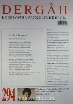 Dergah Edebiyat Sanat Kültür Dergisi Sayı:294 Ağustos 2014