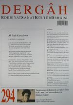 Dergah Edebiyat Sanat Kültür Dergisi Sayı:294 Ağustos 2014