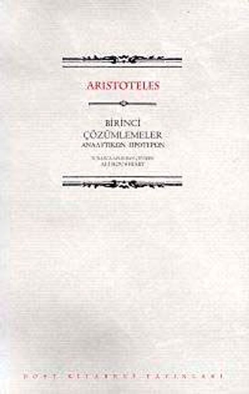 Birinci Çözümlemeler