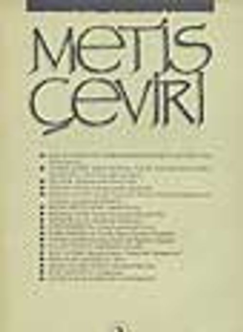 Metis Çeviri (1991 Bahar)