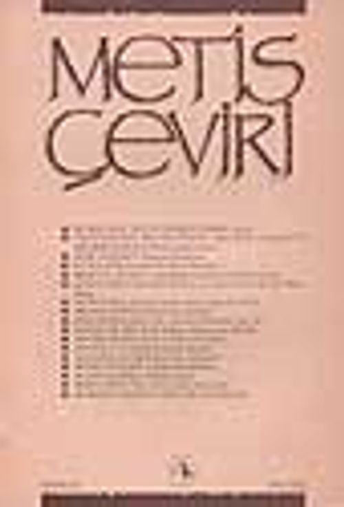 Metis Çeviri (1991 Kış)