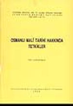 Osmanlı Mali Tarihi Hakkında Tetkikler