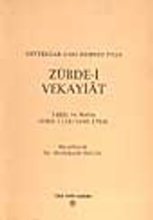 Zübdei Vekayiat