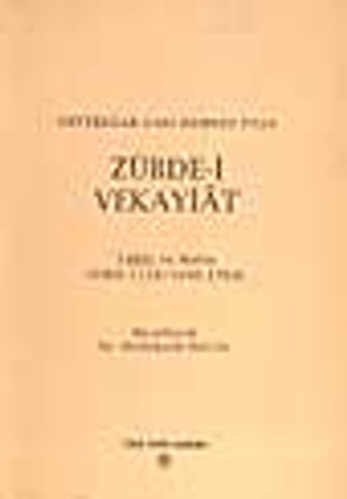 Zübdei Vekayiat
