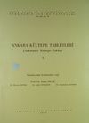 Ankara K&uuml;ltepe Tabletleri 1