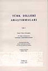 Türk Dilleri Araştırmaları 1993 cilt 3