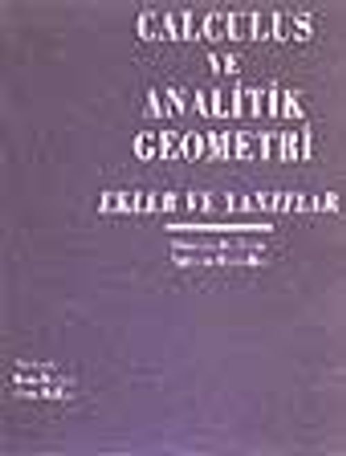 Calculus and Analytic Geometry (2 cilt) takım