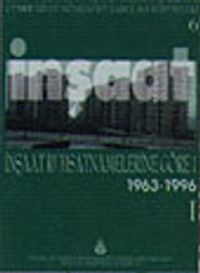 İstanbul İstatistikleri İnşaat, 1963-1996 Cilt 2