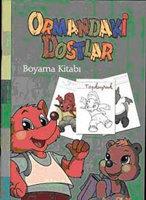 Ormandaki Dostlar - Boyama Kitabı