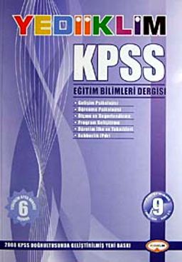 KPSS Eğitim Bilimleri Dergisi-9