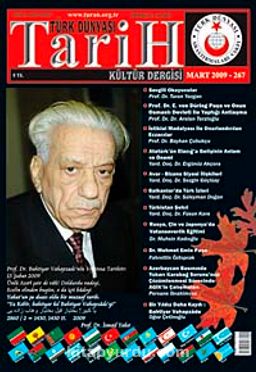Türk Dünyası Araştırmaları Vakfı Tarih Dergisi Mart 2009 / Sayı:267