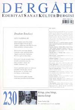 Dergah Edebiyat Sanat Kültür Dergisi Sayı:230 Nisan 2009