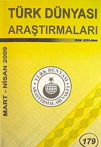 Türk Dünyası Araştırmaları Vakfı Tarih Dergisi Mart- Nisan 2009 :179