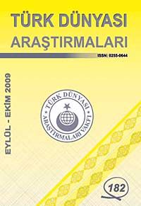 Türk Dünyası Araştırmaları Vakfı Tarih Dergisi Eylül-Ekim 2009 :182