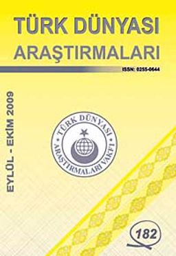 Türk Dünyası Araştırmaları Vakfı Tarih Dergisi Eylül-Ekim 2009 :182