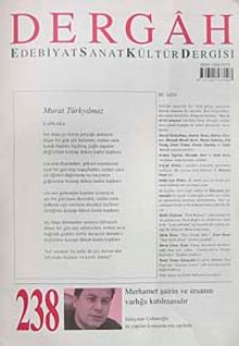 Dergah Edebiyat Sanat Kültür Dergisi Sayı:238 Aralık 2009