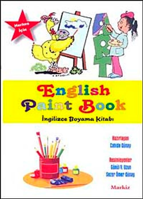 English Paint Book & İngilizce Boyama Kitabı