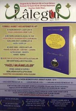 Lalegül Aylık İlim Kültür ve Fikir Dergisi Sayı:13 Mart 2014