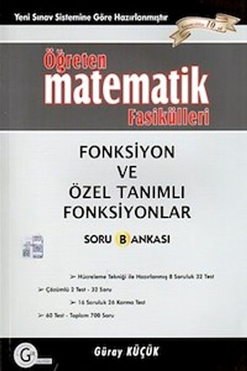 Öğreten Matematik Fasikülleri & Fonksiyon ve Özel Tanımlı Fonksiyonlar / Soru Bankası