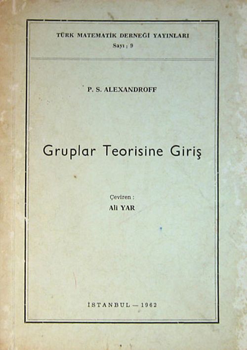 Gruplar Teorisine Giriş (2-B-13)