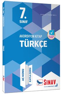 7. Sınıf Türkçe  Akordiyon Serisi Aç Konu Katla Soru