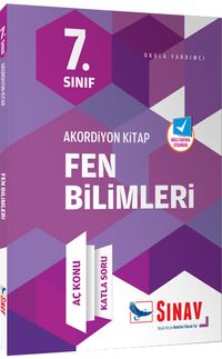 7. Sınıf Akordiyon Serisi Fen Bilimleri Aç Konu Katla Soru