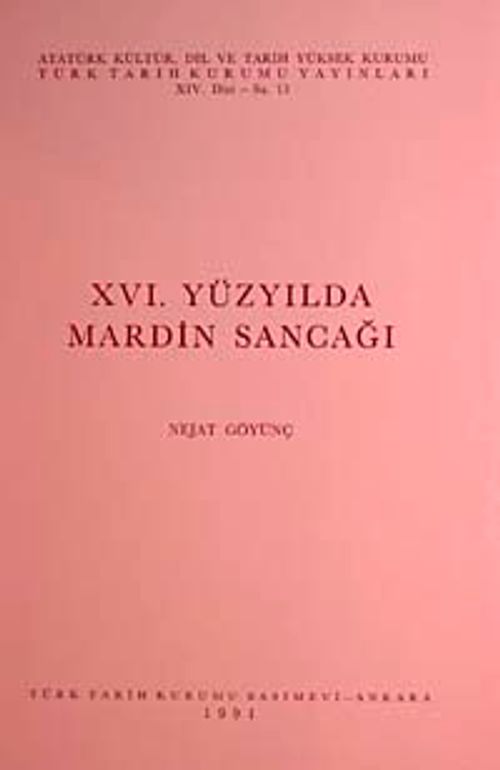 XVI. Yüzyılda Mardin Sancağı