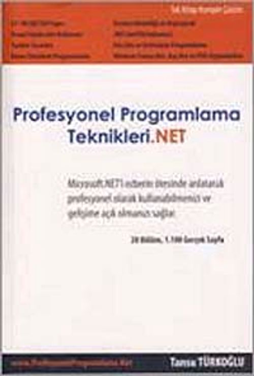 Profesyonel Programlama Teknikleri .Net