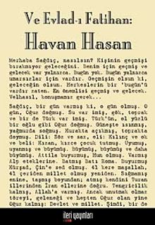 Ve Evlad-ı Fatihan Havan Hasan