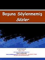 Boşuna Söylenmemiş Sözler