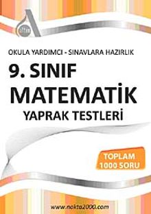 9. Sınıf Matematik Yaprak Test