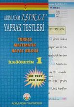 Adım Adım Işıklı Yaprak Testleri İlköğretim 1 & Türkçe - Matamatik - Hayat Bilgisi