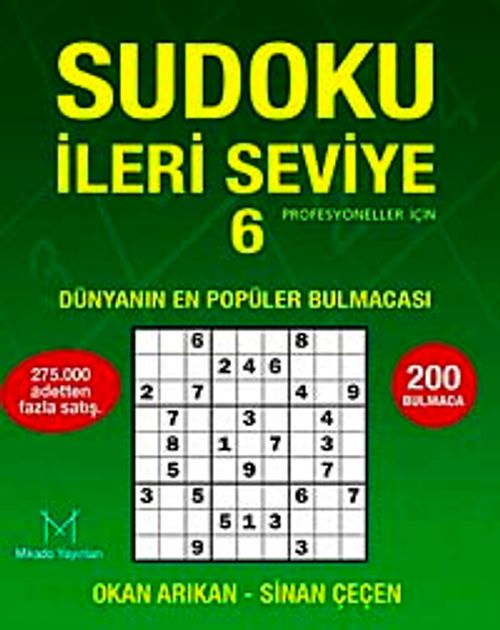 Sudoku İleri Seviye 6 & Profesyoneller İçin