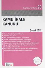 Kamu İhale Kanunu / Cep Kanunları Serisi 23