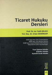 Ticaret Hukuku Dersleri