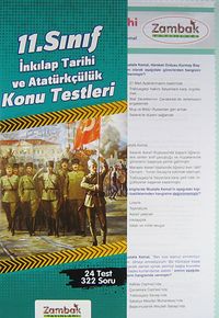 11. Sınıf İnkılap Tarihi ve Atatürkçülük Konu Testleri