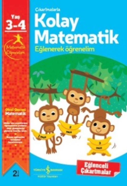 Çıkartmalarla Kolay Matematik (3-4 Yaş)